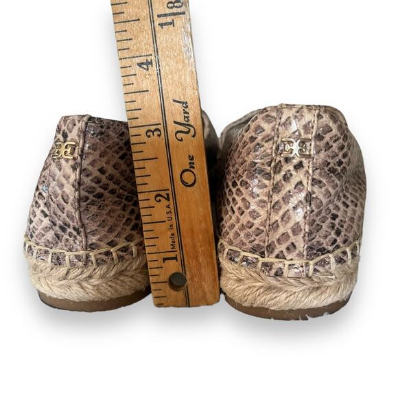 Sam Edelman Kesia leather slip on Espadrille flat NEW - Picture 7 of 7